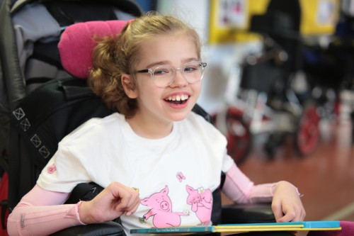 Libby smiling